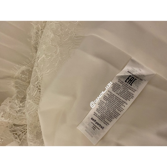 NEW Self Portrait Tweed Boucle Belted Dress US4 - Picture 13 of 16